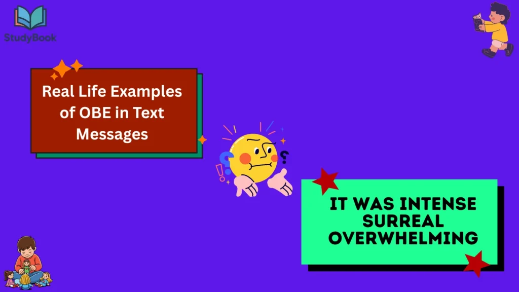 Real Life Examples of OBE in Text Messages