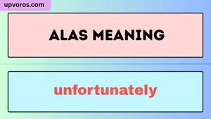 Alas Meaning