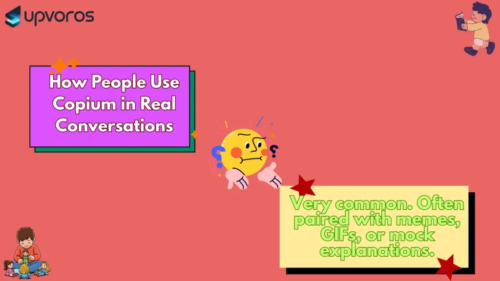 How People Use Copium in Real Conversations