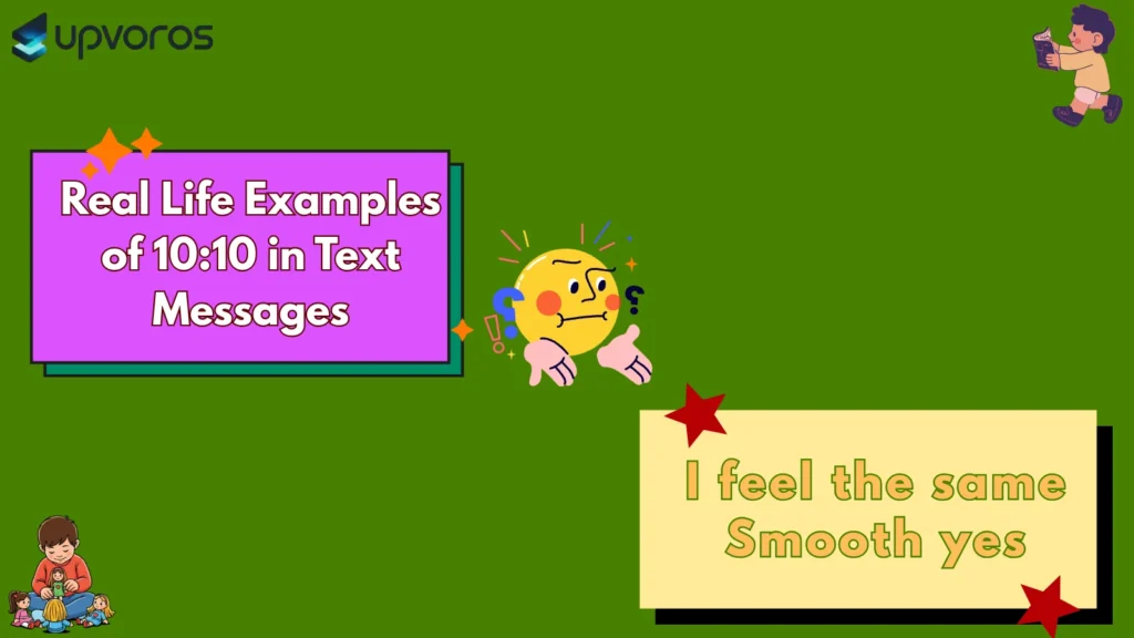 Real Life Examples of 10:10 in Text Messages