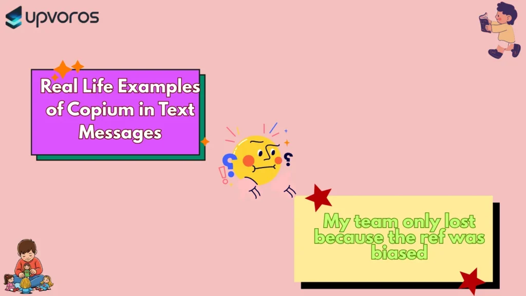 Real Life Examples of Copium in Text Messages