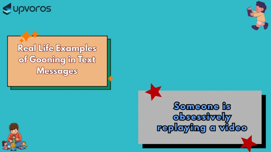 Real Life Examples of Gooning in Text Messages