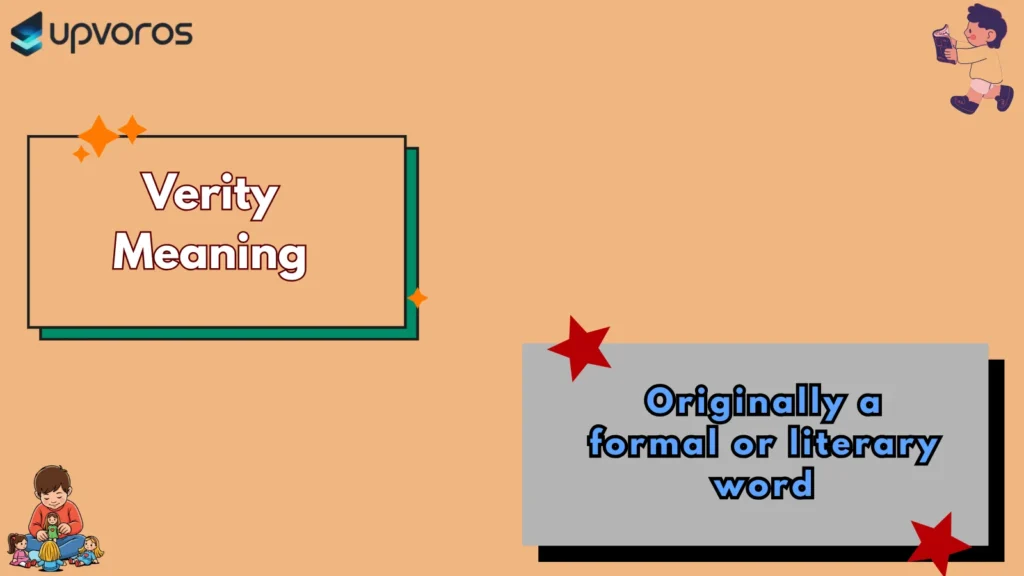 Verity Meaning