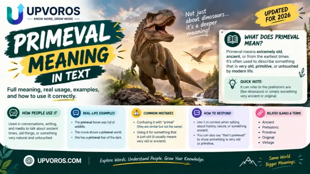 Primeval Meaning in Text