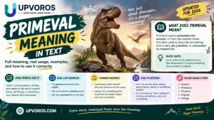 Primeval Meaning in Text